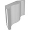 Ekena Millwork 5 1/2-in. W x 8-in. D x 8-in. H Funston Architectural Grade PVC Knee Brace BRCP055X08X08FST - alternate 2